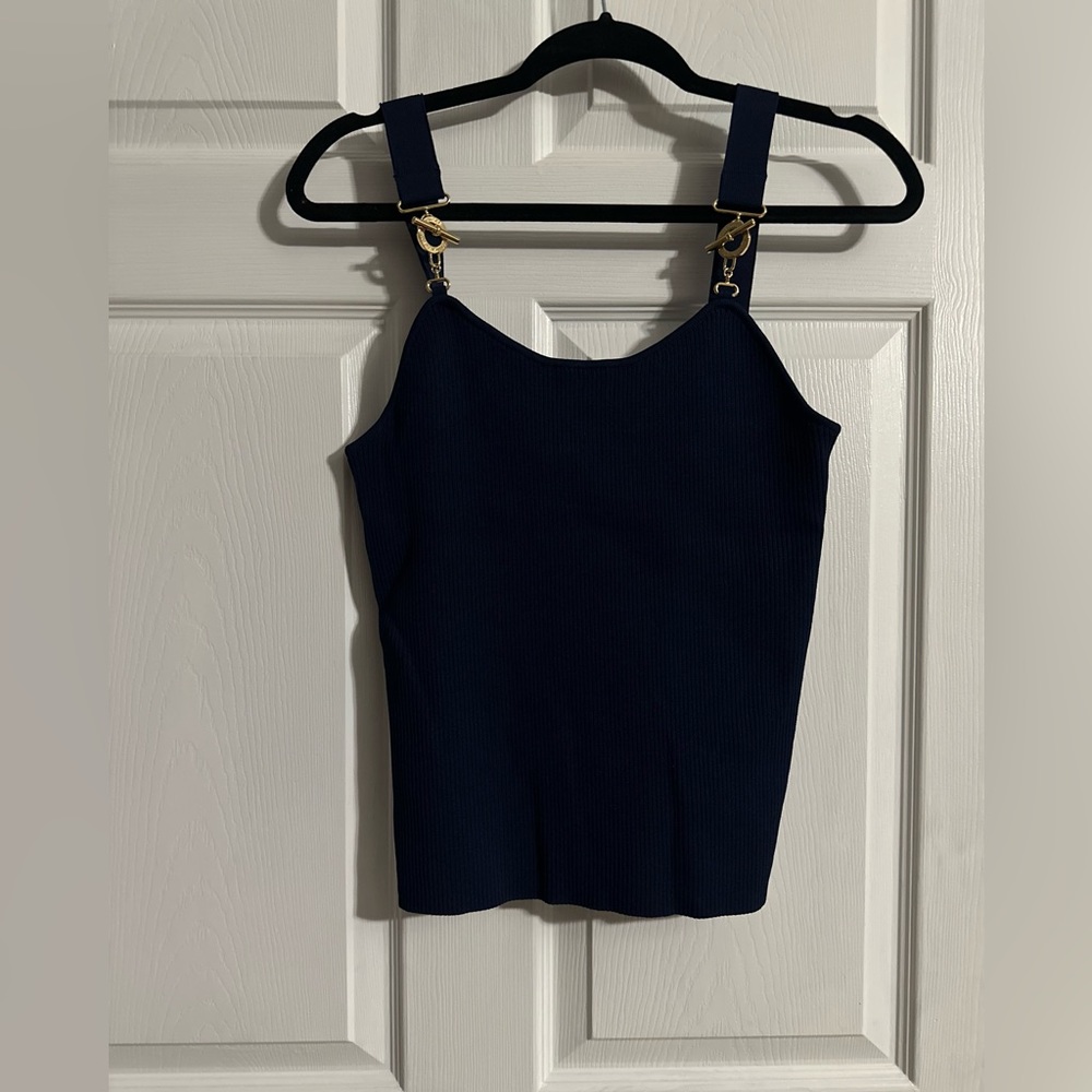 Lauren Ralph Lauren Yenfled toggle-strap knit vest top Size Large NWOT - Picture 11 of 11